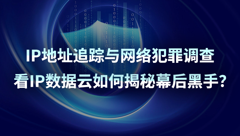 IP地址追踪与网络犯罪调查，看IP数据云如何揭秘幕后黑手？